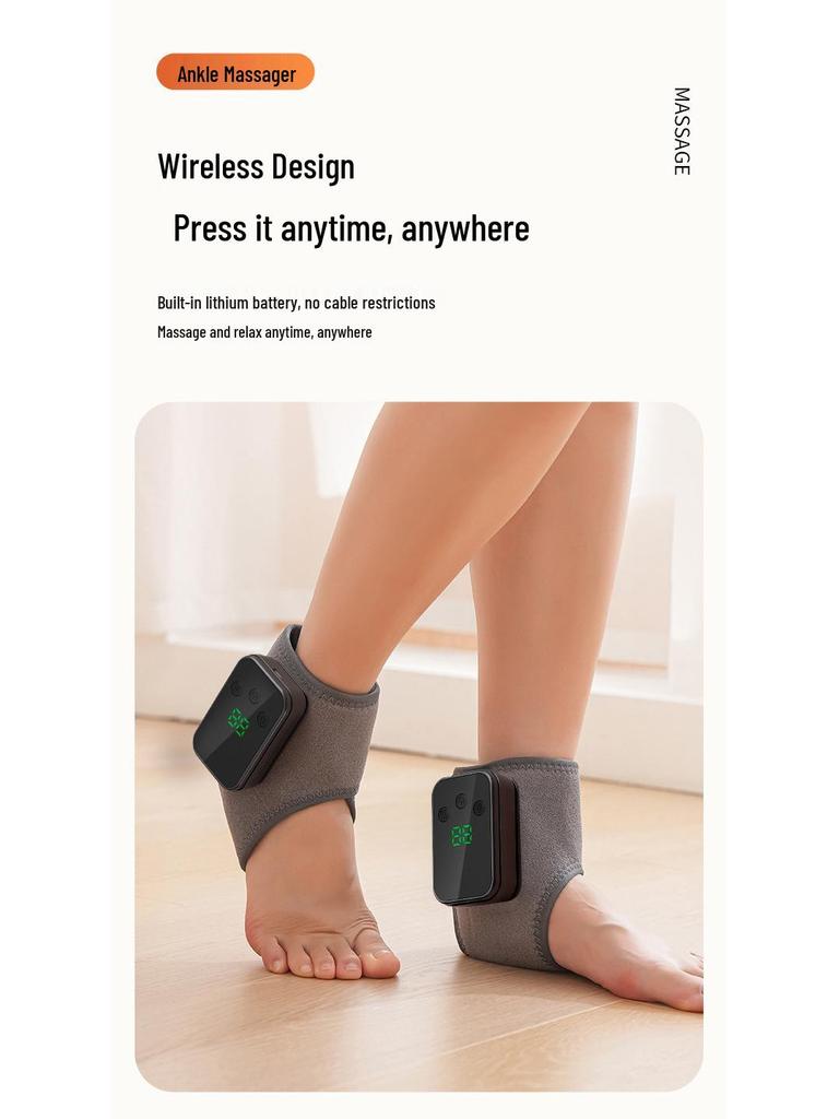 Electric Heated Foot & Ankle Massager with Vibration Therapy