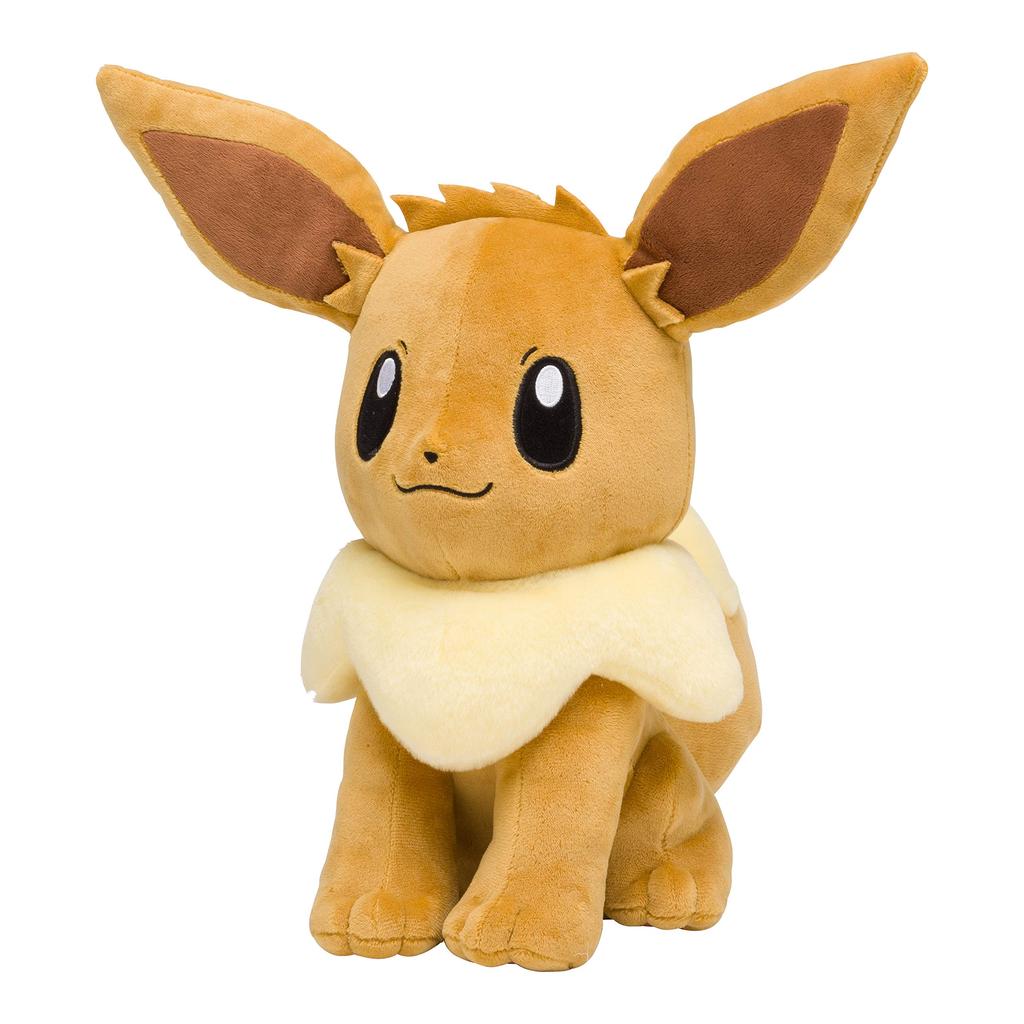 Center Original Plush 31 x 34 x 26 cm x W x Pokémon Toy, Life-Size Eevee, Standard, (H D)