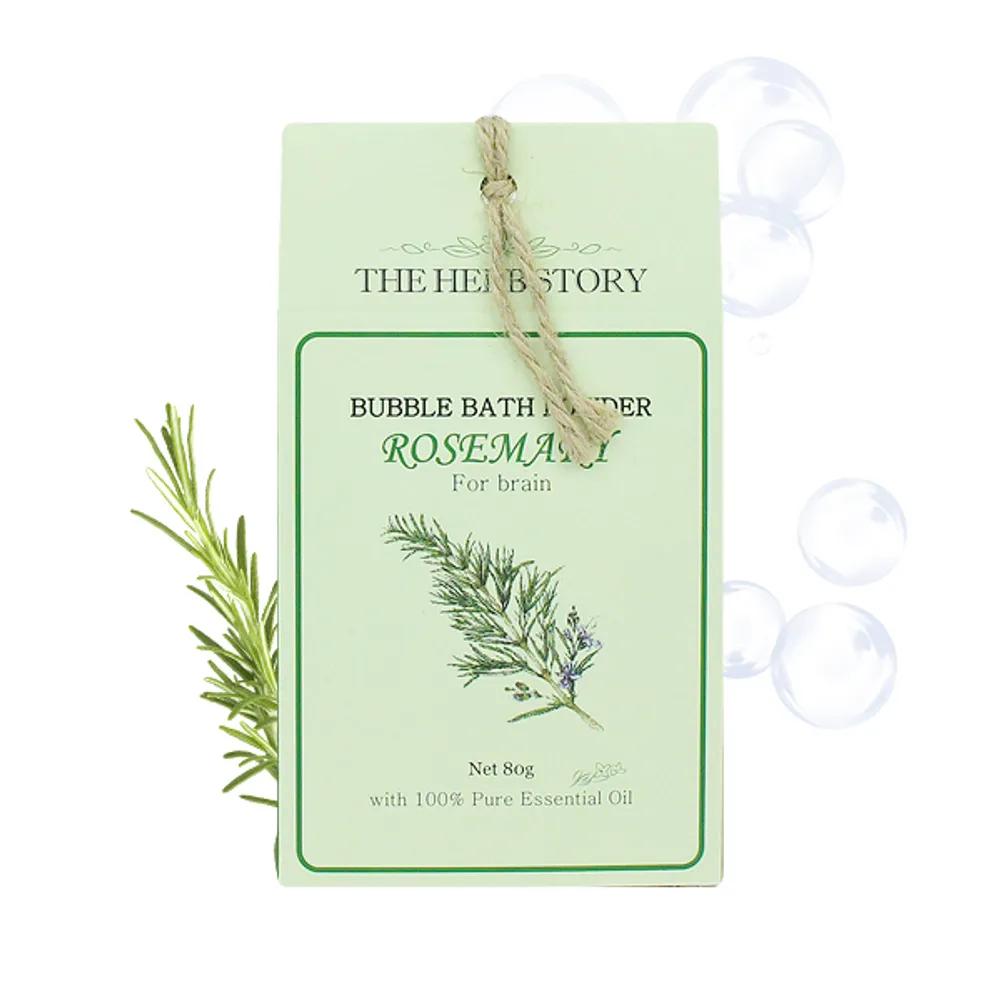 Bubble Bath Couple Bath Bomb theherbstory Rosemary Bath Powder 80g