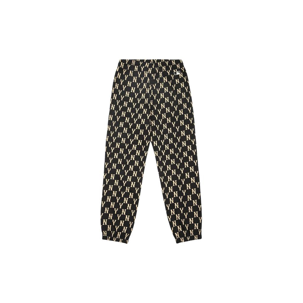 MLB Knitted Sweatpants Unisex Black 3ATPM0114-50BKS