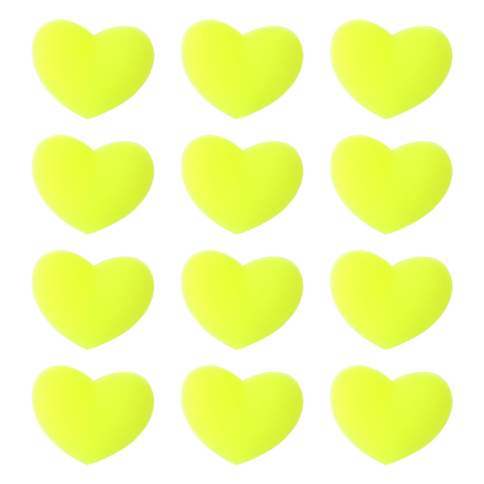 

12pcs Tennis Racquet Dampeners Heart Shape String Dampener Silicone Tennis Racket Damper Shock Absorber Tennis Dampener 8