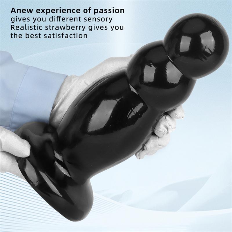 9cm Black Bella Anal Plug Giant Penis Anal Plug Fisting Supplies Extra Large Extra Large Extra Thick Adult Supplies