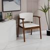 Nu Feng Solid Wood Armrest Dining Chair