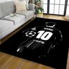 Messi's Legacy Soccer Floor Rug Office Rug Design for Hallway Game Room Decorate room Bedrooms Antislip Carpet Office home decor