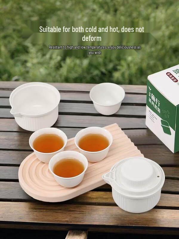 ZISIZ Portable Disposable Tea Set