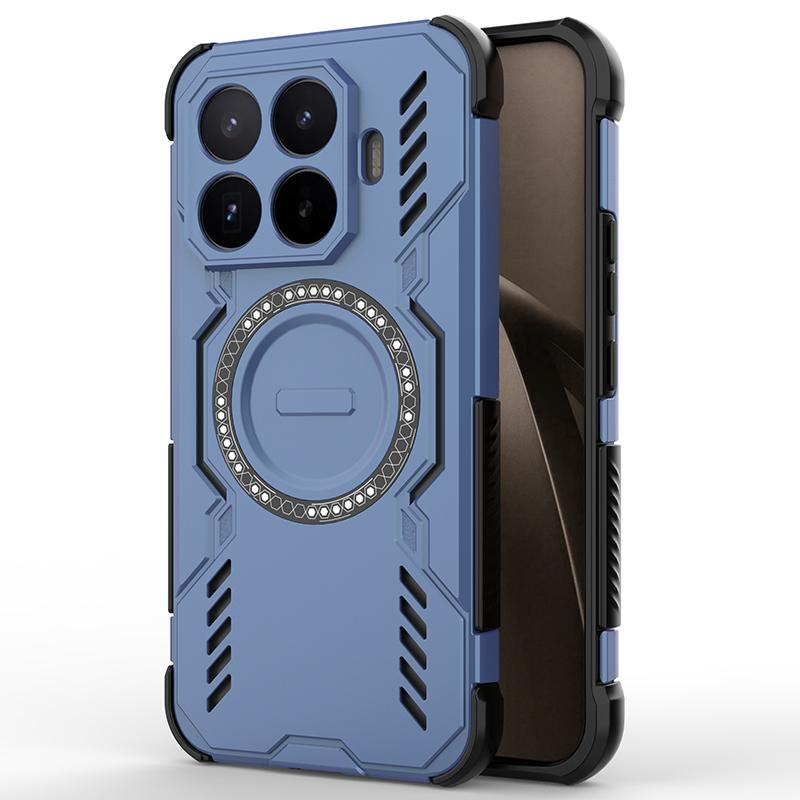 Heat Dissipation Armor Magnetic Phone Case For 17T Pro Four Corner TPU Frame Hard Plastic Shockproof Cover Coque Fundas