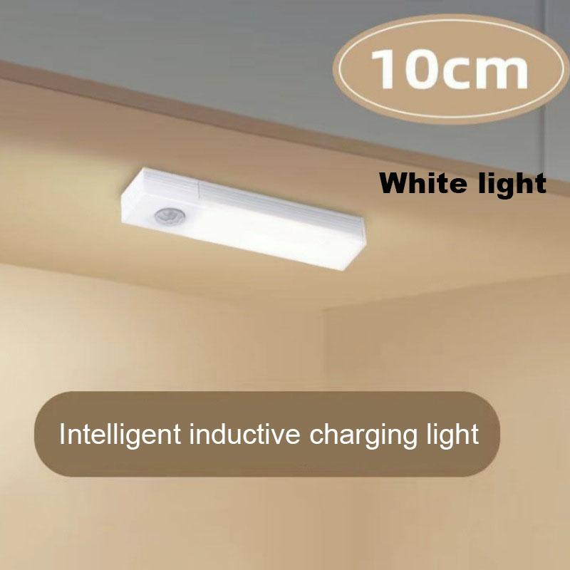 LED-Bewegungsmelder-Licht, kabellos, wiederaufladbar über USB, Streifen, Nachtlicht, Bewegungsmelder für den Innenbereich, Schrank, Flur, Treppenhaus-Licht