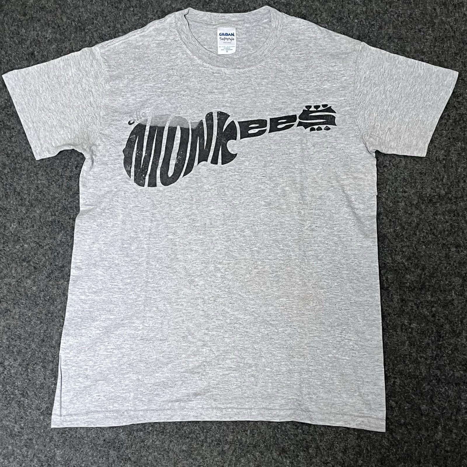 Rare The Monkees Logo Gray Shirt Unisex TU736 S