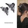 Dreamy Fairy Rhinestone Butterfly Hair Claw Clip - Large 2025 Style Updo Shark Clip