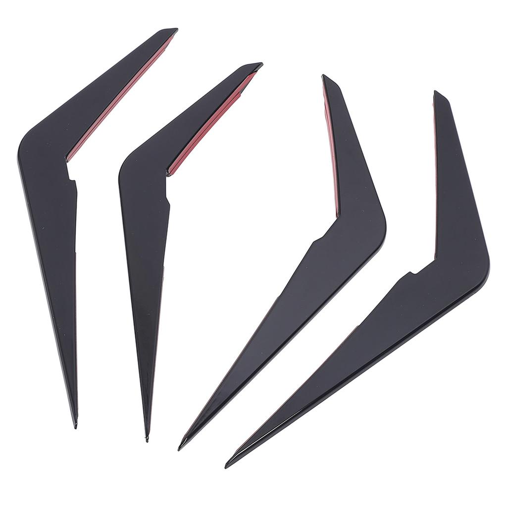 4 Stuks Voorbumper Zijventilatie Sierkap Canard Mistlicht Frame Canard Vervanging voor X5 G05 LCI M Sport 2023 en Later