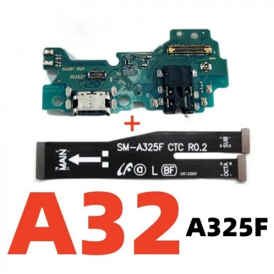 Charging USB Port+ Main Board Flex Cable for SamSung A21S A22 A31 A32 A50 A51 A52 A53 A70 A72 A536B Dock Connector MotherBoard