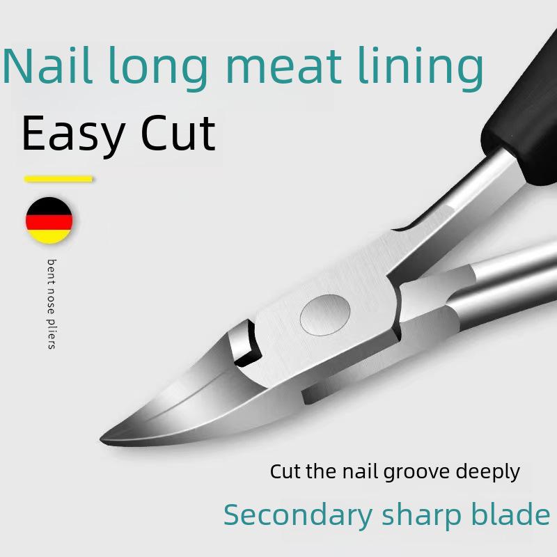 Nagelschere mit Hawk-Schnabelzange aus Edelstahl – Maniküre-/Pediküre-Werkzeug für abgestorbene Haut, Nagelhaut und Nägel