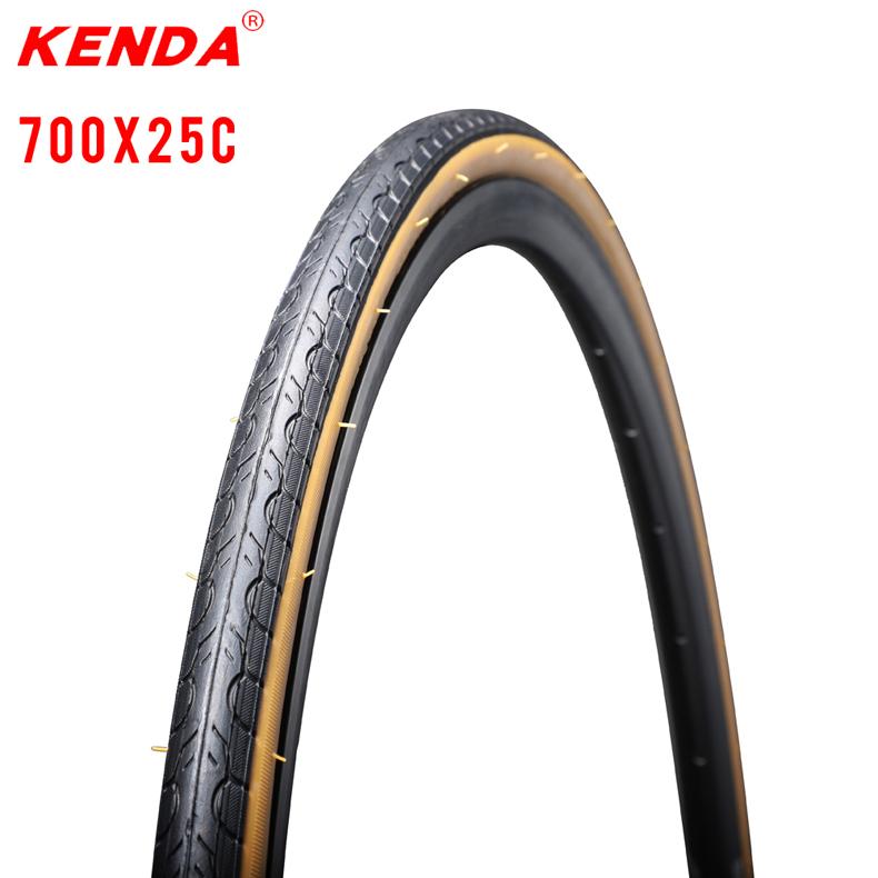 KENDA bicycle tire 700C 700x25C/28C/32C/35C/38c/40c road bike tires ultralight low resistance yellow side Selection Standard