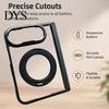 Shockproof Skin Friendly Case Clear Protective for IPhoneDuo 2026, Slim Phone Protector with 360 Degree Precision Cutout Shell Rotatable Kickstand,