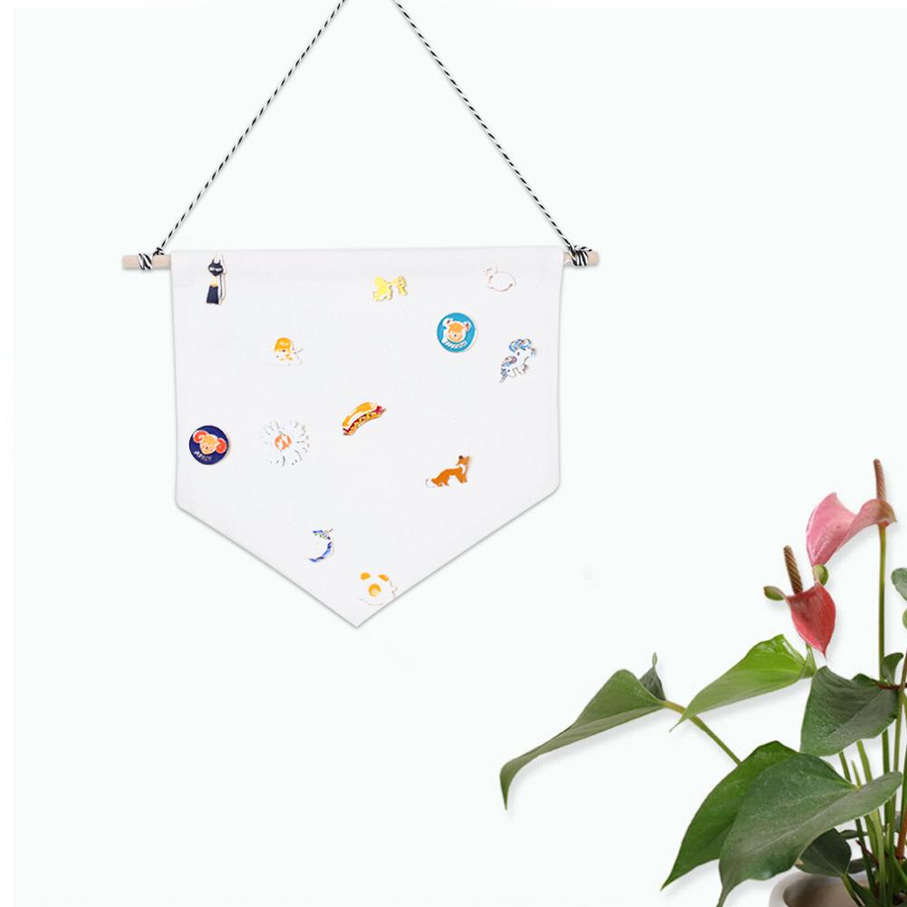3pcs Pin Wall Display Blank Banners Badge Brooch Display Pendant Home Decoration Accessories