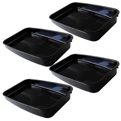 Black Car Shoe Tray (4-Pack)