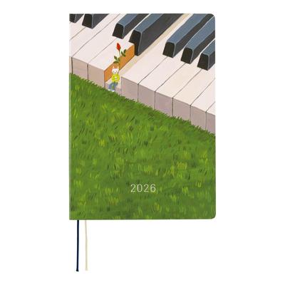 Hobonichi Techo 2026 HON Hiroko for Harmony Page Per Kubota/Waiting [A5/1 Day/January/Monday Start]