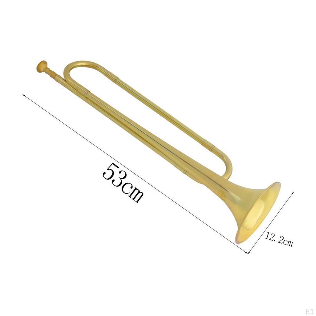 Mladistvé Trumpetové Leštěné Pochodové Rovné Mosazné Bugle pro Studenty, Průvody, Cvičení