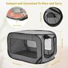 Dog Travel Crate Portable Pop Up Dog Crate with Zipper Mesh Door Foldable Small Dog Seat Kennel for Indoor Outdoor Puppy Cat.