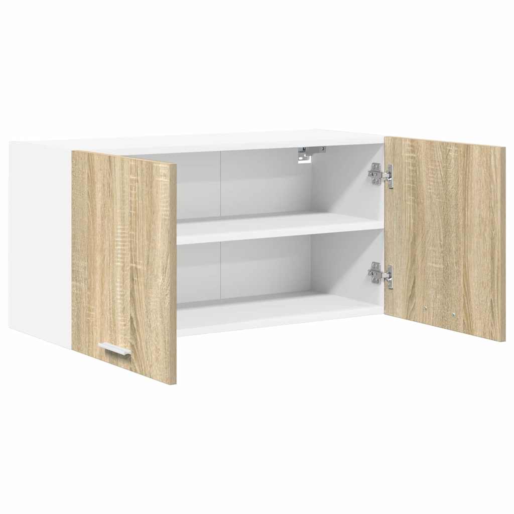 Wall Cabinet Sonoma Oak 80 X 31 X 40 Cm Engineered Wood