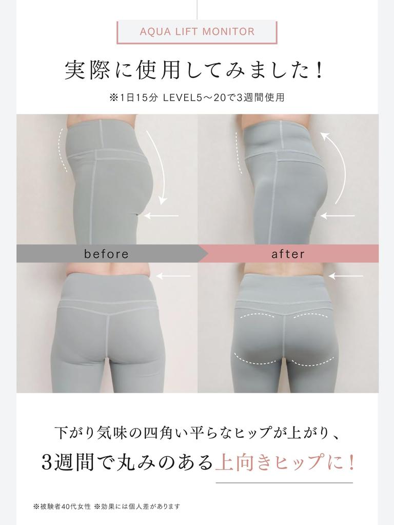 Featured on TV shows like Common Ueda and the Woman Howling MYTREX AQUA LIFT Training EMS Buttocks Lifting Training Bathtime Waterproof Day Gift