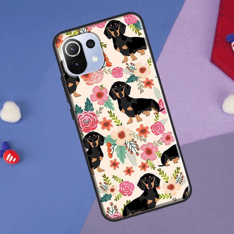 

Sausage Dog Love Cover For Xiaomi 14 13 Ultra 11T 12T 13T 14T Pro POCO X7 Pro X3 X5 F3 F5 F6 M6 X6 Pro Case POCO F3