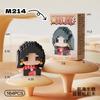 New ONE PIECE Sun God Nika Luffy Micro Action Block Chopper Ace Buggy 3D Anime Model Assembly Mini Bricks Figure Toys For Gift