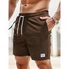 Pantaloncini Sportivi da Uomo in Velluto a Coste Monocolore con Lacci 2026