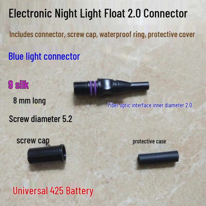 Luminous Gravity-Sensing Electronic Fishing Float Materials & Connector