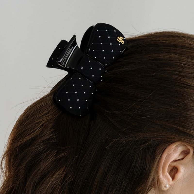 

HAS HFS026 Glitter ribbon hair clip none