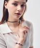 Dana Burton Black Heart Glass Necklace