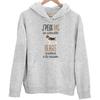 Sweat à Capuche - Beagle - Unisexe - Humour Drôle - Gris