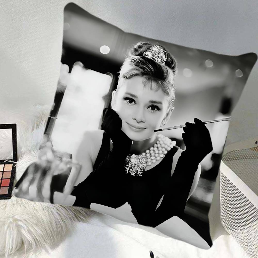 Breakfast At Tiffanys Pillow Case Square Pillow Bedroom Sofa Leisure Comfort Cushion Car Home Decoration