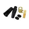 Alto Sax Saxophone Mouthpiece Plastic with Cap Metal Buckle Reed Mouthpiece Patches Pads Cushions
