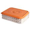 1pc Refrigerator Organizer, Dumpling Storage Box, Food Storage Containers with Lids, Fresh Keeping Box, Stackable Kitchen Organizer