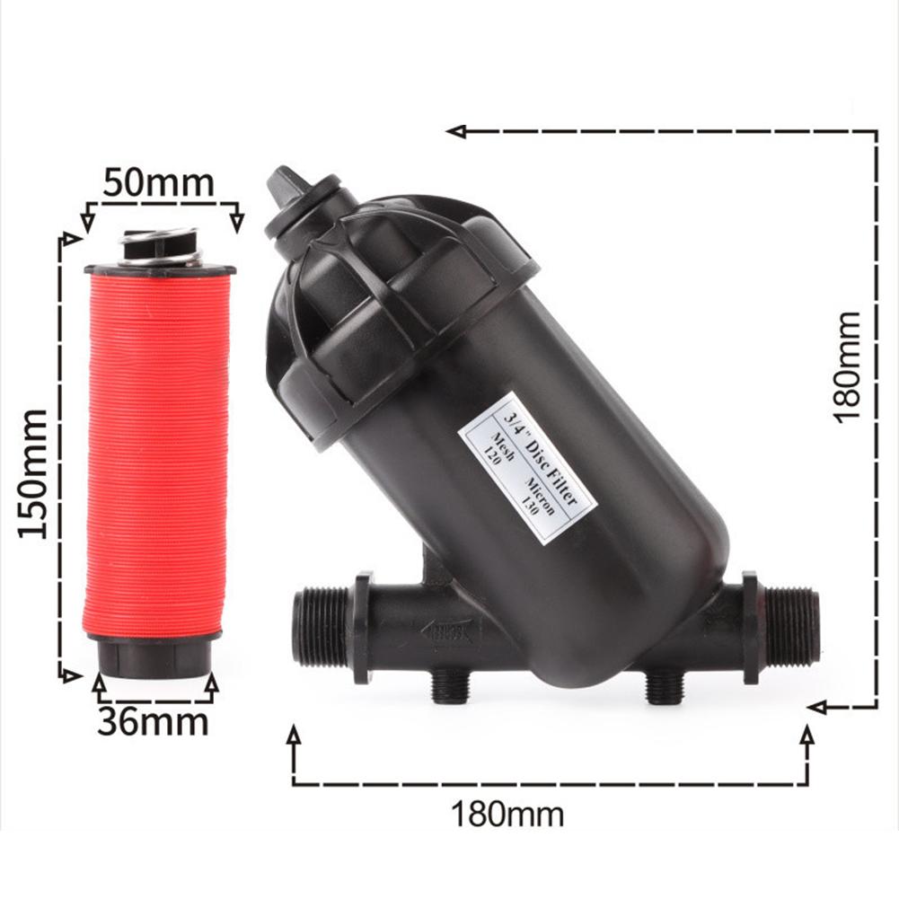 6/25 Strap Type Garden Sprayer Watering Filter 3/4 Filter Gardening Tool