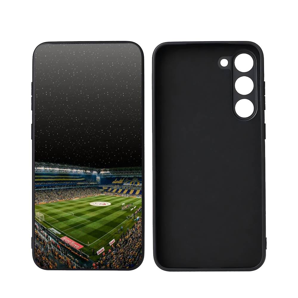 Barcelona Home Football Stadium For Samsung Galaxy S25 S24 S23 Ultra S22 S21 Plus S20 Black Soft Silicone Protective Case
