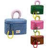 High-Capacity Cute Contrast Color Waterproof Cosmetic Bag for Women
