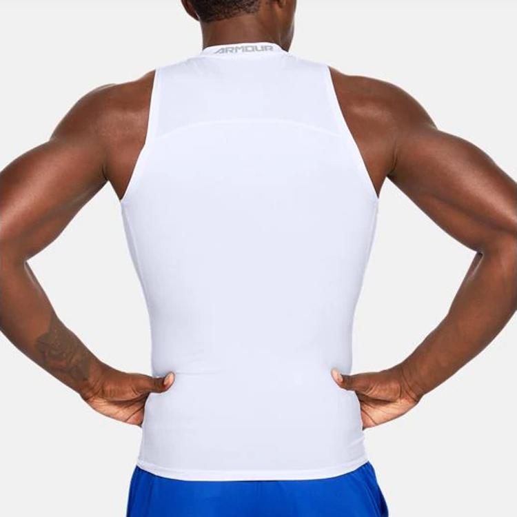 Under Armour HeatGear Outdoor Training Basketball Vest Men Tops White 1355672-100