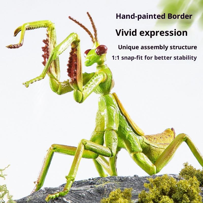 Child Simulation Insect Model 4D Assembled Puzzle Animal Toy Butterfly Bee Mantis Action Figures Educational Kid Toy Gift
