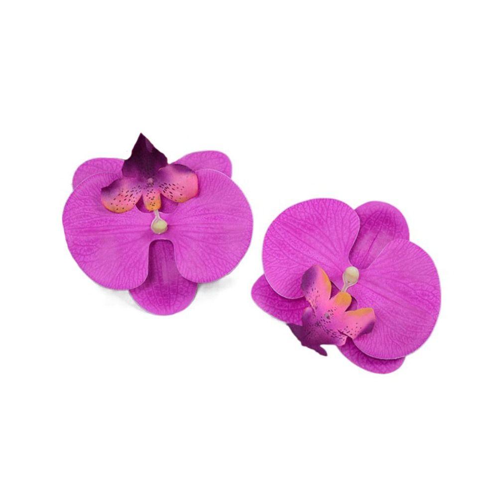 

2pcs Korean Style Butterfly Orchid Artificial Flower Decoration Flowers Orchids Car Home Decoration Style B16