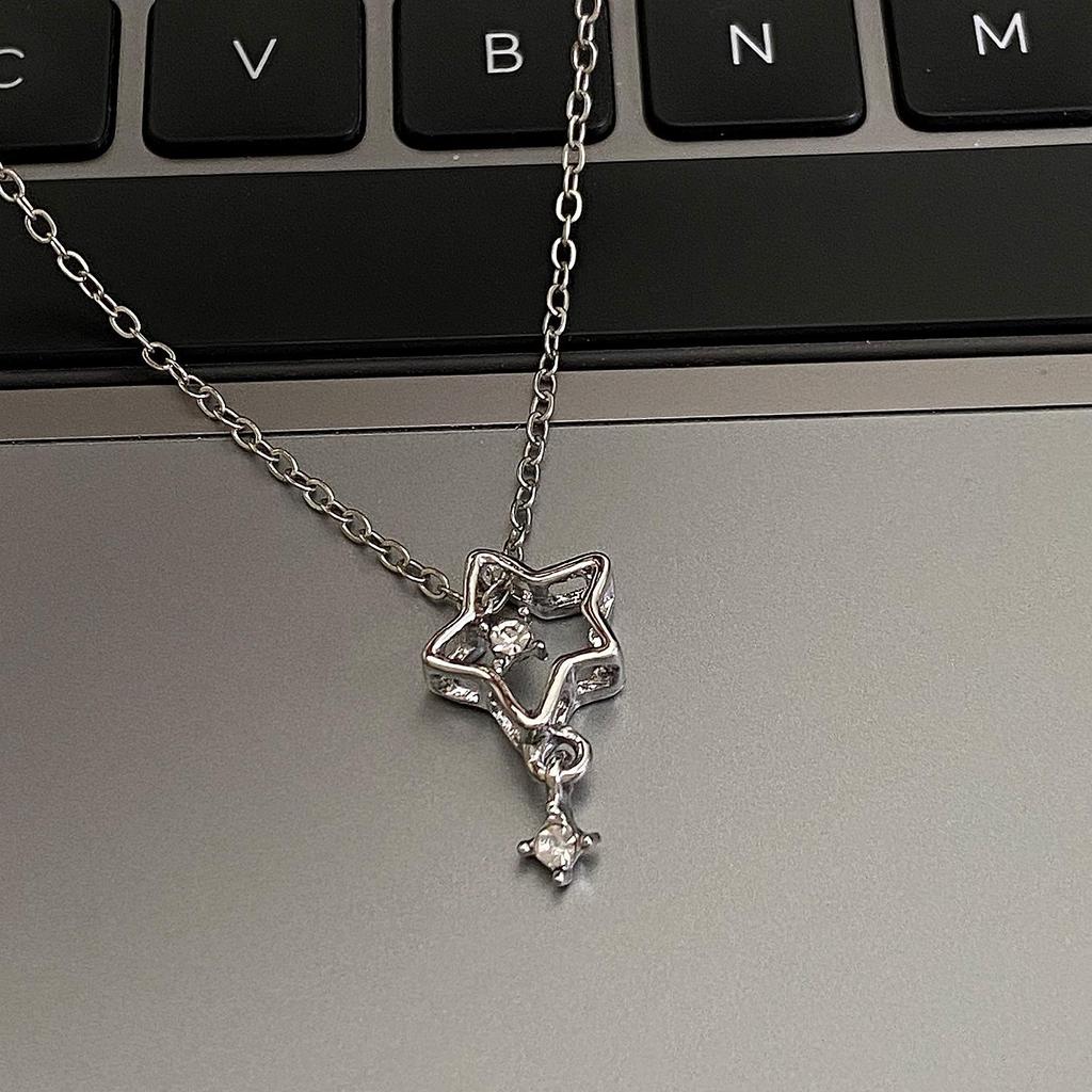 Liquid Lava Moon Star Pendant Necklace & Sweet Spicy Girl Earrings – European & American Style