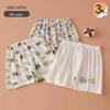 Sommer-Baumwoll-Pyjamashorts für Kinder im Alter von 1-7 Jahren: Leichte Freizeithose für Strand und Sport