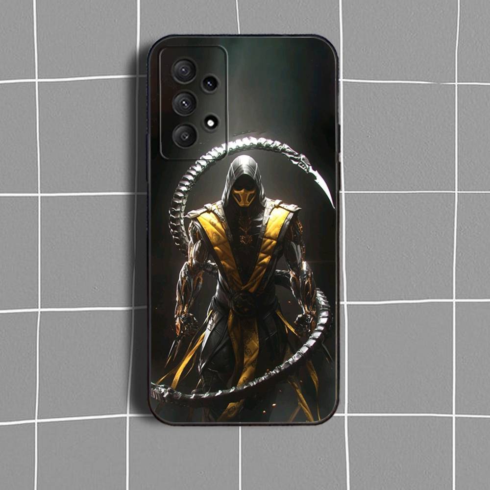 Mortal K-Kombat Game  Phone Case For Samsung Galaxy A73,31,32,72,41,53,52,71,22,5G,Note,J7,8,9 Soft Black Cover