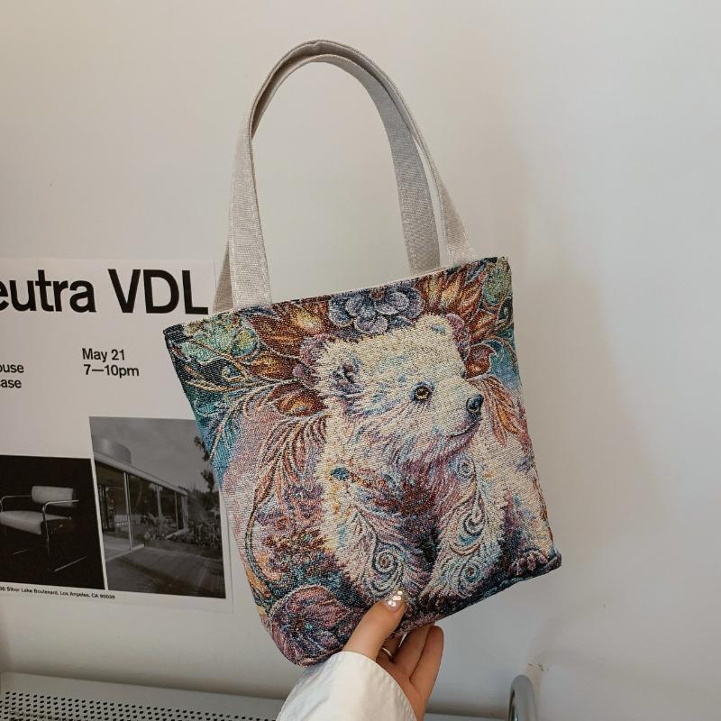 Retro simple classical style national flower gold silk embroidery craft change bag cosmetic bag mobile phone bag