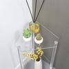 Acrylic Coffee Table Clear Multipurpose Furniture Sturdy Side Table Transparent Desk Polygonal Shape Bedroom Nightstand
