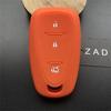 ZAD silicone car key cover case For Chevrolet Cruze Spark Onix Volt Aveo Sonic 3 button remote keyless fob holder protect shell