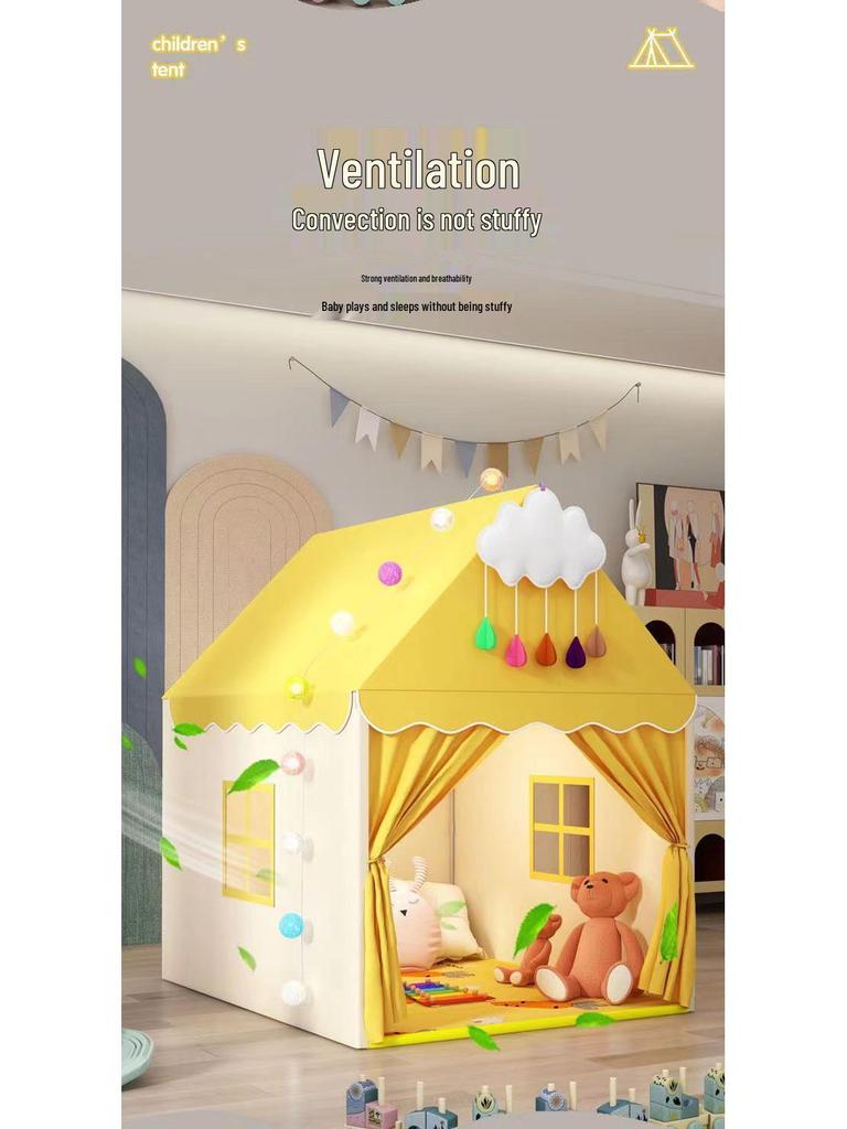 Children's Indoor Princess Castle Play Tent for Toddlers: Dreamy Playhouse for Girls