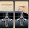 Shockproof Fast Release Car Air Vent Phone Mount Support Universal Y Shaped Bracket ABS Construction Anti Shake Design