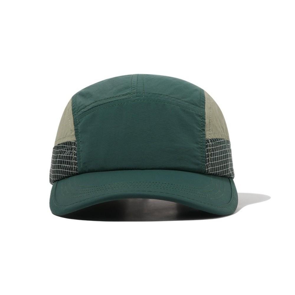 Casual Quick-drying Baseball Cap Breathable Packable Flat Brim Hat Lightweight Sun-protection Cycling Sun Hat